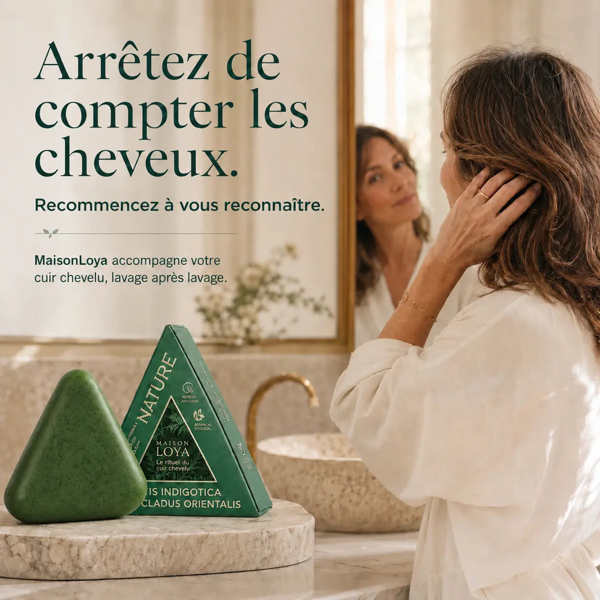 Savon Capillaire Coréen Anti-Chute & Densité