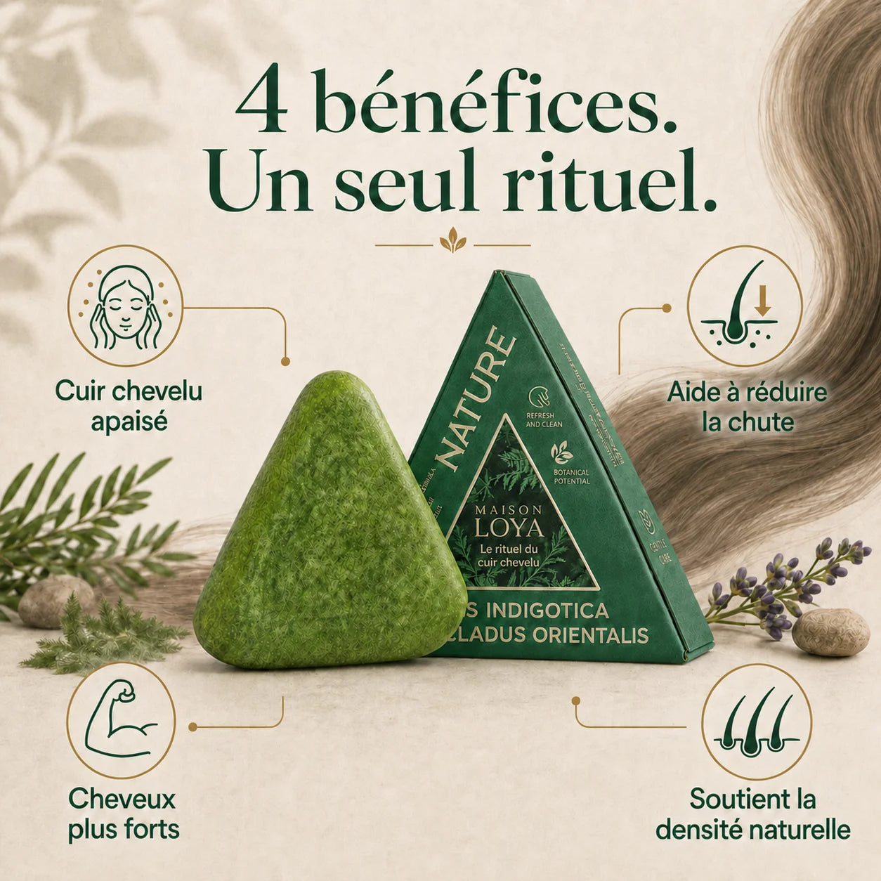 Savon Capillaire Anti-Chute & Densité